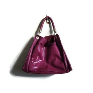 ZAC POSEN | Leather shoulder bag fuchsia pink